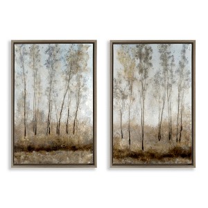 Stupell Industries Woodland with Natural Light 2pc Floating Frame Art Set - 1 of 4