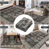 Washable Area Rug for Living Room, Soft Vintage Boho Farmhouse Carpet, Large Low Pile Non-Slip Bedroom Rug, Indoor Accent Rug for Dining Room - 4 of 4