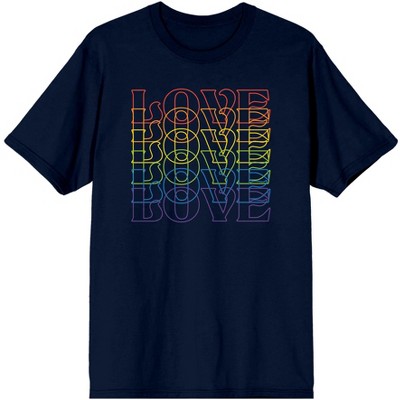 Love Repeated Men's Navy T-Shirt