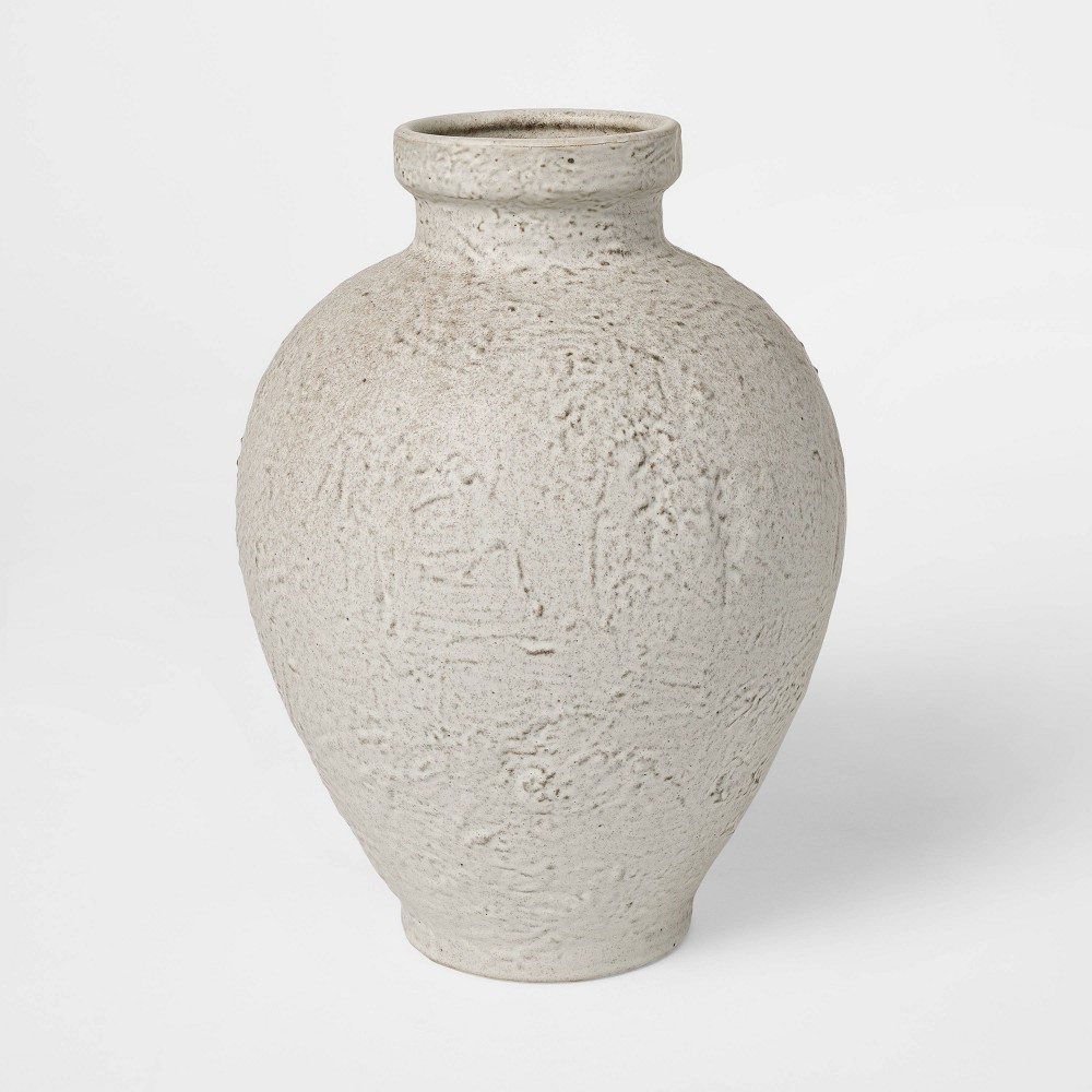 Tall Textured Ceramic Vase - Threshold™ designed with Studio McGee