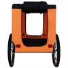 XINGHANZHENXUAN Large Folding Bike Trailer for Dogs, All-Terrain Pet Carrier for Cycling, Jogging, Camping, Outdoor Adventures - 4 of 4