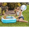 Jasonwell 34"x10" Inflatable Baby Pool for Toddlers 1-3, Soft Floor, Handles & Drain, Blow-up Bathtub & Ball Pit, Outdoor Summer Toy for Boys - 2 of 4