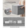 SONGMICS Storage Cubes Set of 4 Cube Storage Bins 2 Handles Oxford Fabric and Linen-Look Fabric Foldable - 3 of 4