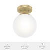 Hunter Fans 7.9" Hepburn Ceiling Light Modern Brass Finish - 3 of 4