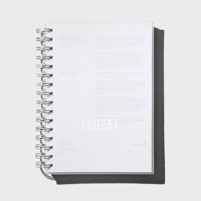 Cloth & Paper A5 2025 Weekly Task Spiral Notebook Monday Start