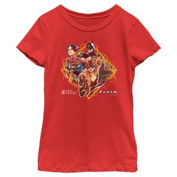 Girl's The Flash Past, Present and Future Superheroes T-Shirt