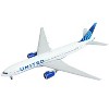 Boeing 777-200ER Commercial Aircraft "United Airlines" (N798UA) White with Blue Tail 1/400 Diecast Model Airplane by GeminiJets - 2 of 4