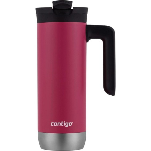 Keurig 14oz Contigo AUTOSEAL West Loop Vacuum Insulated Stainless Steel  Coffee Travel Mug with Easy-Clean Lid, Works with K-Cup Pod Coffee Makers,  Silver 