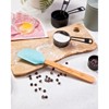 Talisman Designs Laser Etched Beechwood Large Silicone Spatula, Nature Collection, Set of 1 - 2 of 3