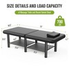 Dolonm 75" Wide -Beauty Salon Beauty Bed Modern Massage Bed,square leg iron frame structure - No adjustable backrest - 2 of 4