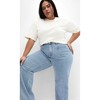 Women's Plus Size Harley Fit Amber Jean - light wash | CITY CHIC - 4 of 4