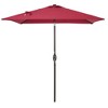 Sonkuki 6.5 FT Outdoor Patio Umbrella Market Table Umbrella With a Crank for Garden, Deck and Pool - 2 of 4