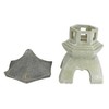 Design Toscano Pagoda Lantern Sculpture: Set of Two Medium - 4 of 4