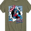 Boys' - Marvel - Captain America Panels Short Sleeve Graphic T-Shirt - 2 of 4