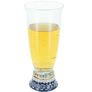 Blue Rose Polish Pottery P002 Manufaktura Beer Glass - 1 of 1