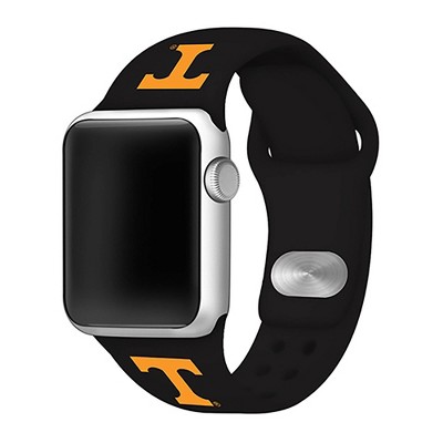 NCAA Tennessee Volunteers Silicone Apple Watch Band 42mm - Black