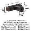 Amerock Ballard Bar Knob for Cabinets, Drawers, and Furniture - 3 of 4