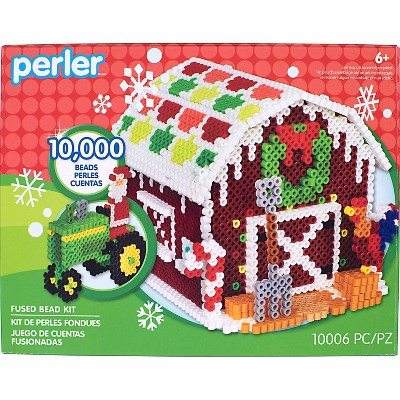 Perler Fused Bead Kit-Gingerbread Barn