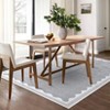homfan Scalloped Washable Rug w/ Non-Slip Back - Modern Low-Pile Carpet for Living Room, Bedroom - 2 of 4