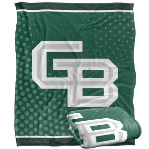 University Of Wisconsin Green Bay Logo Dots Silky 50x60 Blanket, 1 Sided - 1 of 4