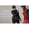 CLUCI Leather Briefcase for Men Large Capacity 15.6 Inch Laptop Business Travel Shoulder Bag - 2 of 3