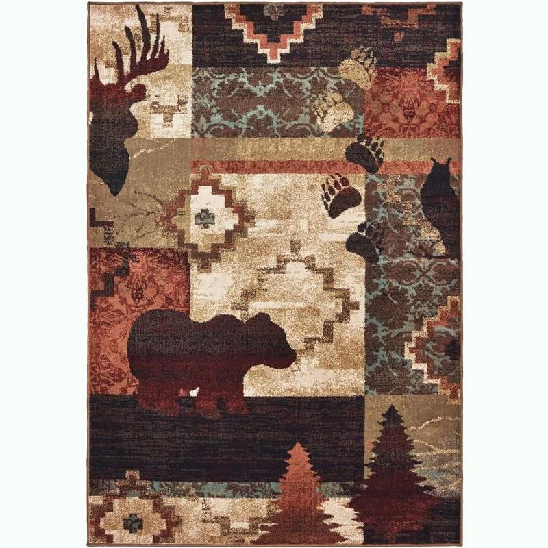 Oriental Weavers Woodlands Casual Rugs 9649A, 1 of 2