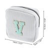 Unique Bargains Letter V Pattern Makeup Bag 1 Pc - 2 of 4