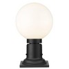 Z-Lite Laurent 1 - Light Lantern in  Black - 4 of 4