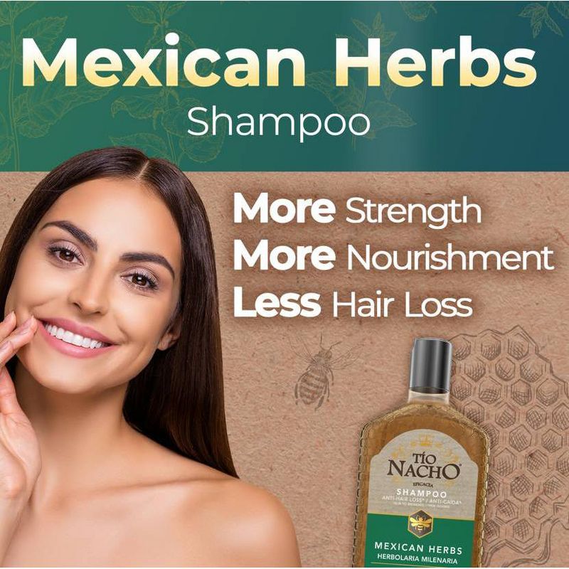 Tio Nacho Mexican Herbs Strengthening Shampoo - 14 fl oz, 3 of 7