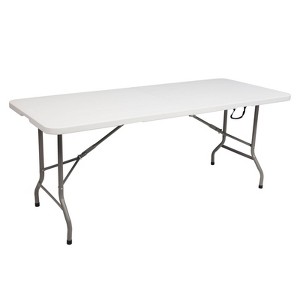Karl Home |6FT White Portable Folding Plastic Patio Table : Target