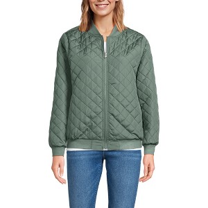 Lands' End Women's FeatherFree Insulated Bomber Jacket - 1 of 4