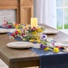 The Lakeside Collection Spring Wildflower Lighted LED Candle with Ring Garland and Wreath - Garland - 3 of 3