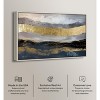 Art Remedy Rivers of Gold Blue Abstract Wall Art Framed - 3 of 4