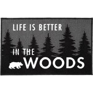 Pavilion Gift Company - Woods - 27.5" x 17.75" Floor Mat - Floor Mats - 1 of 4