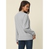 Seta T Women's Casual Fake Two-Piece Square Neck Long Sleeve Knit Blouse - 4 of 4