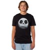 Seven Times Six The Nightmare Before Christmas Shirt Mens Jack Sally in Skeleton Eyes Tee Black - 4 of 4