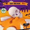 JDICTION Halloween Silicone Chocolate Molds 2 Pack - 3D Skull Pumpkin Bat Ghost Witch Hat Spider Tombstone Shapes for Candy - 4 of 4