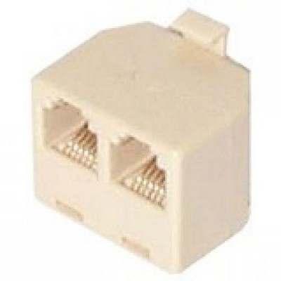 StarTech.com RJ11 to 2x RJ11 Splitter Adapter M/F - 1 x RJ-11 Male - 2 x RJ-11 Female - Beige