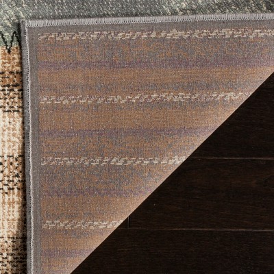 Elysian Light Blue Hand-Knotted Viscose Blend Area Rug - 6'7" x 9'2"
