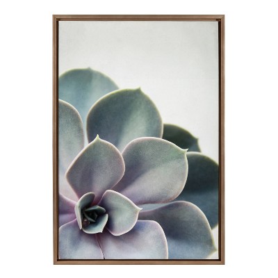 23" x 33" Sylvie Succulent 5 Framed Canvas by F2 Images Gold - Kate & Laurel All Things Decor