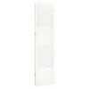 vidaXL Room Divider Freestanding Privacy Screen for Room Separation Steel - White 94.5" x 70.9" - 4 of 4