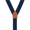 CTM Men's 1 Inch Wide Suspender with Faux Leather Buckle and Clip-Ends - 2 of 4