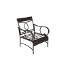 Dexmalle Patio Coffee Table and Wicker Rattan Chair,Set of 3 - 4 of 4
