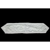 Northlight 72" White Iridescent Swirl Sequined Christmas Table Runner - 2 of 2