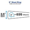 Avery Showcase 3" 3-Ring View Binders Slant Ring White (19751) - 3 of 4