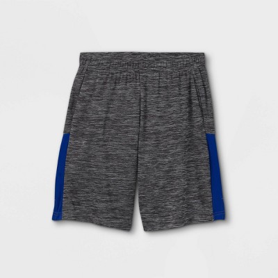Boys' Colorblock Mesh Shorts - All in Motion™ Black/White XS
