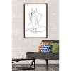 Trends International Woman - Continuous Line Drawing Framed Wall Poster Prints - 2 of 4