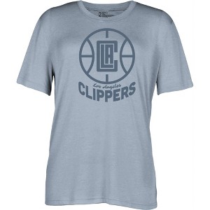 NBA Los Angeles Clippers Women's Short Sleeve Vintage Logo Tonal Crew T-Shirt - 1 of 4