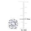 EVERLY JEWELRY | 14K White Gold 5-1/2 CT DEW Created Moissanite-White Stud Earrings - 2 of 4