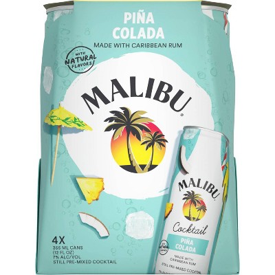 Malibu Pina Colada 4pk 355ml Cans